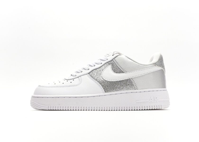 Air Force 1 White Metallic Silver