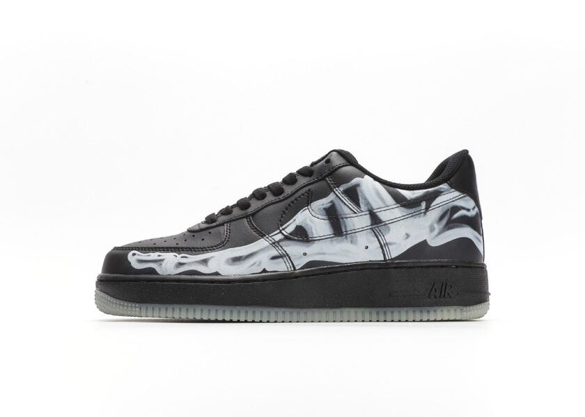 Air Force 1 Low Black Skeleton