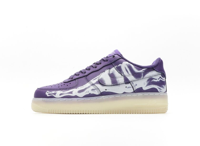 Air Force 1 Low "Skeleton" Court Purple