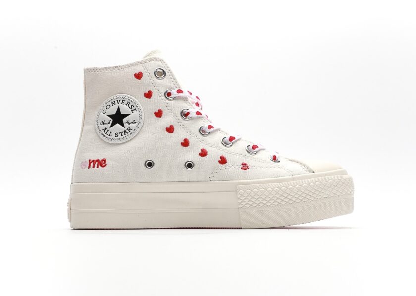 Chuck Taylor Crafted With Love Lift High White - Image 2