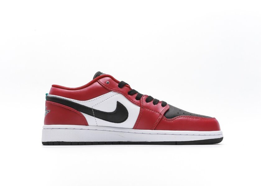 Air Jordan 1 Low GS Dark Beetroot Roma Green - Image 2