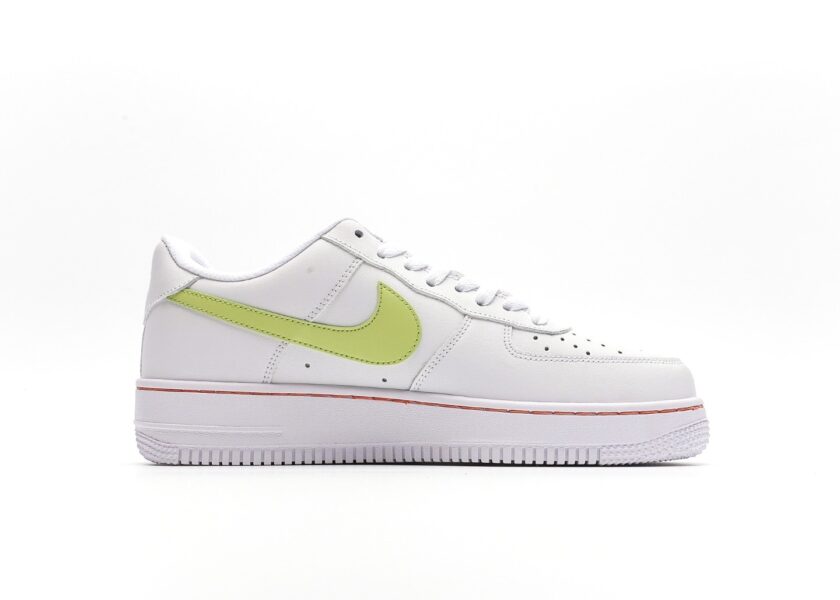 Air Force 1 GS White Bright Crimson - Image 2