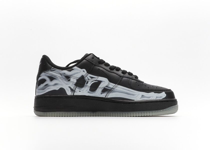 Air Force 1 Low Black Skeleton - Image 2