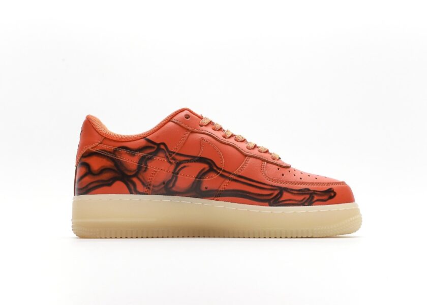 Air Force 1 Skeleton Orange - Image 2