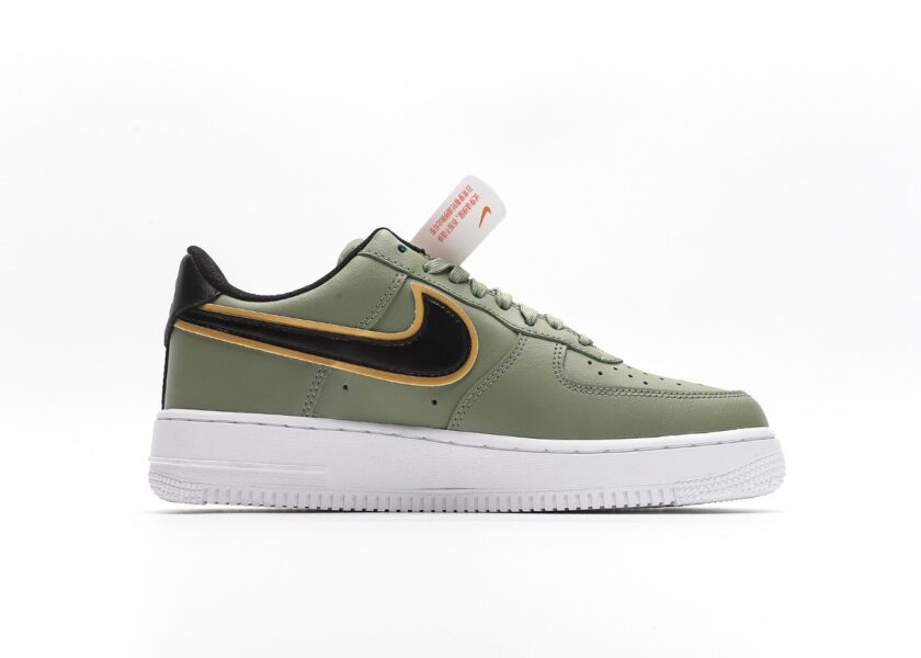 Air Force 1 Green Gold Swoosh - Image 2