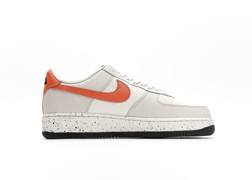 Air Force 1 GS White Starfish Orange - Image 3