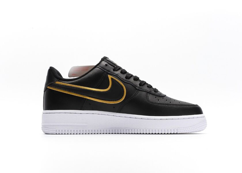 Air Force 1 Low Black Gold White - Image 2