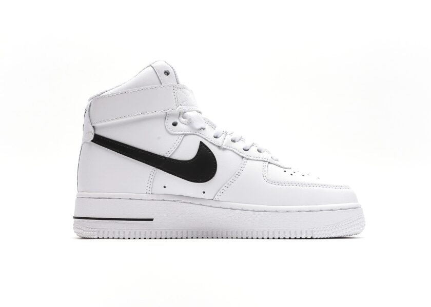 Air Force 1 High White Black - Image 2