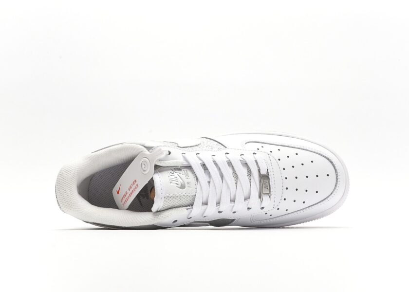 Air Force 1 White Metallic Silver - Image 3