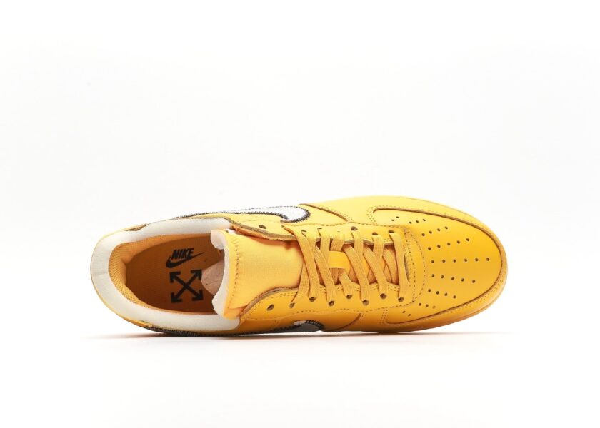 Off-White Nike Air Force 1 Low University Gold [PK GOD] - Image 3