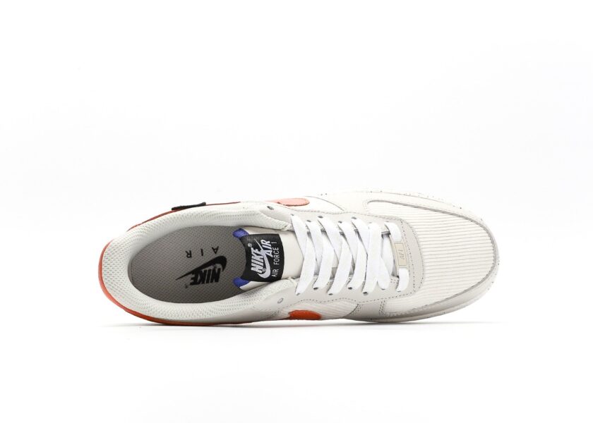 Air Force 1 GS White Starfish Orange - Image 4