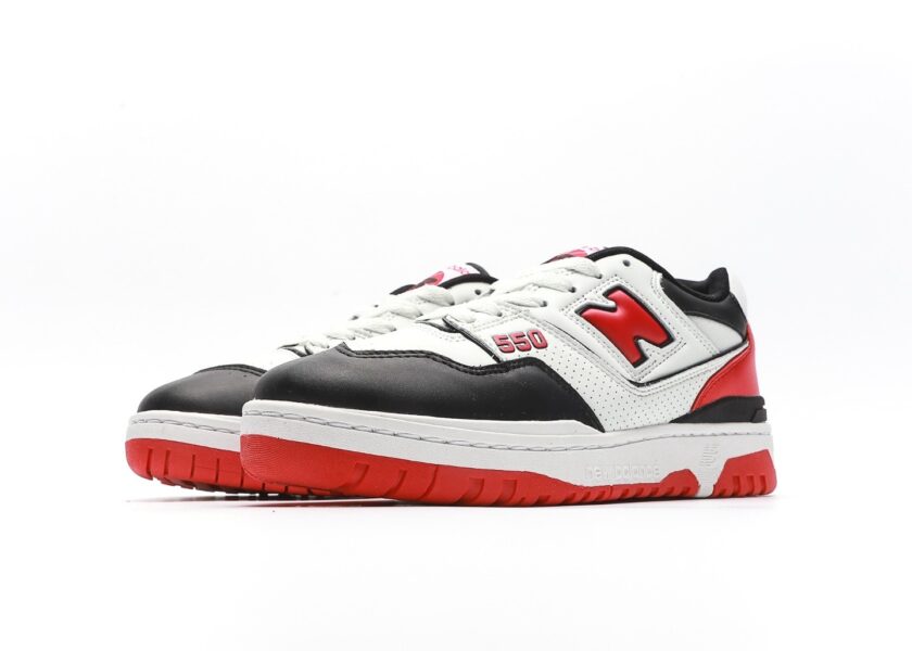 New Balance 550 White Team Red - Image 5