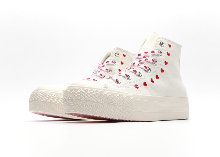 Chuck Taylor Crafted With Love Lift High White - Image 5