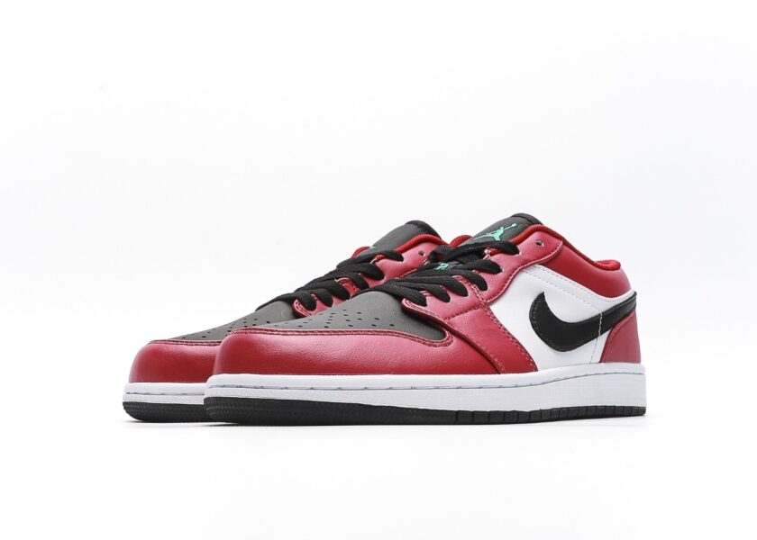 Air Jordan 1 Low GS Dark Beetroot Roma Green - Image 5