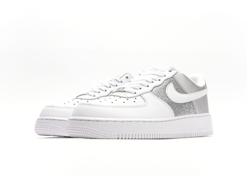 Air Force 1 White Metallic Silver - Image 5