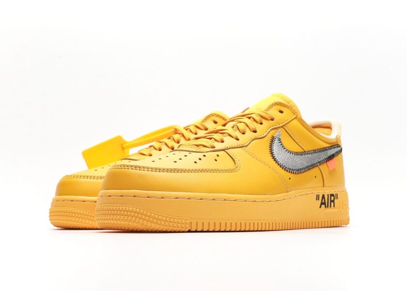 Off-White Nike Air Force 1 Low University Gold [PK GOD] - Image 5