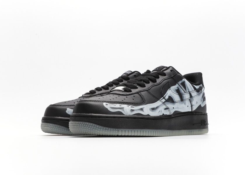 Air Force 1 Low Black Skeleton - Image 5