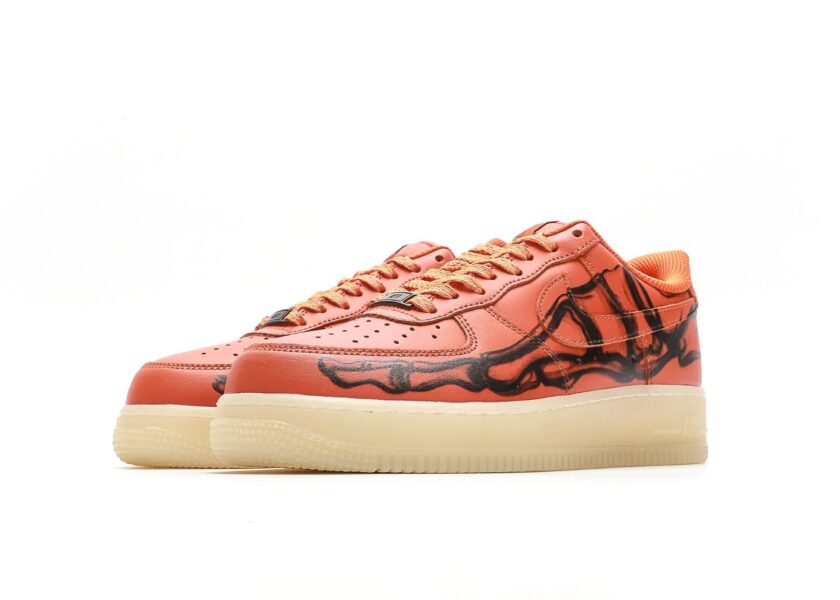 Air Force 1 Skeleton Orange - Image 5