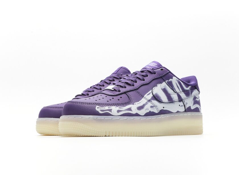 Air Force 1 Low "Skeleton" Court Purple - Image 5