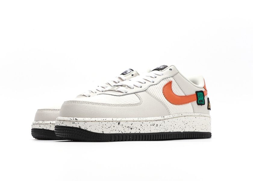 Air Force 1 GS White Starfish Orange - Image 6