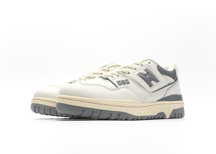 New Balance 550 Aime Leon Dore White Grey - Image 5