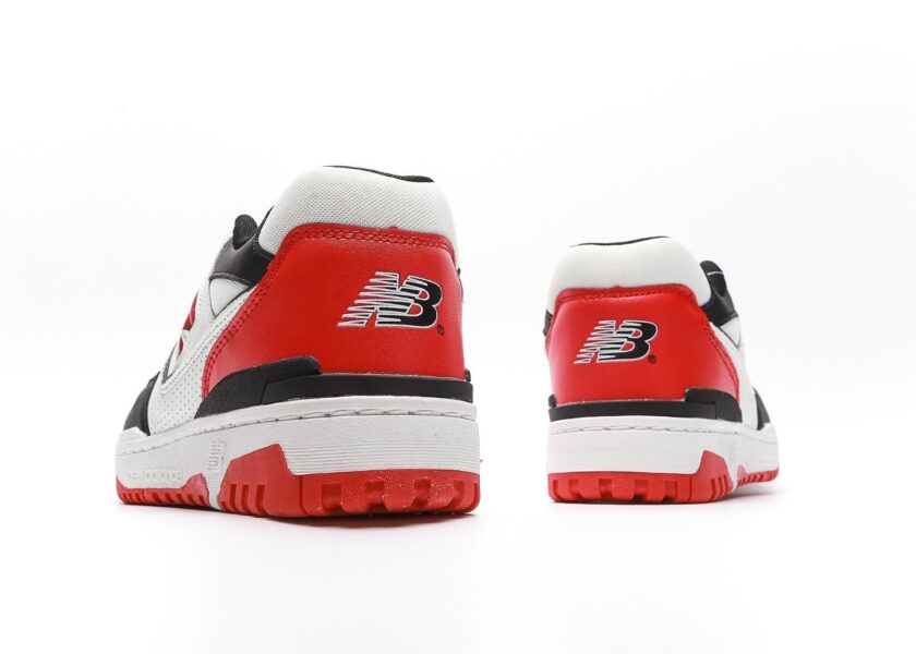 New Balance 550 White Team Red - Image 6