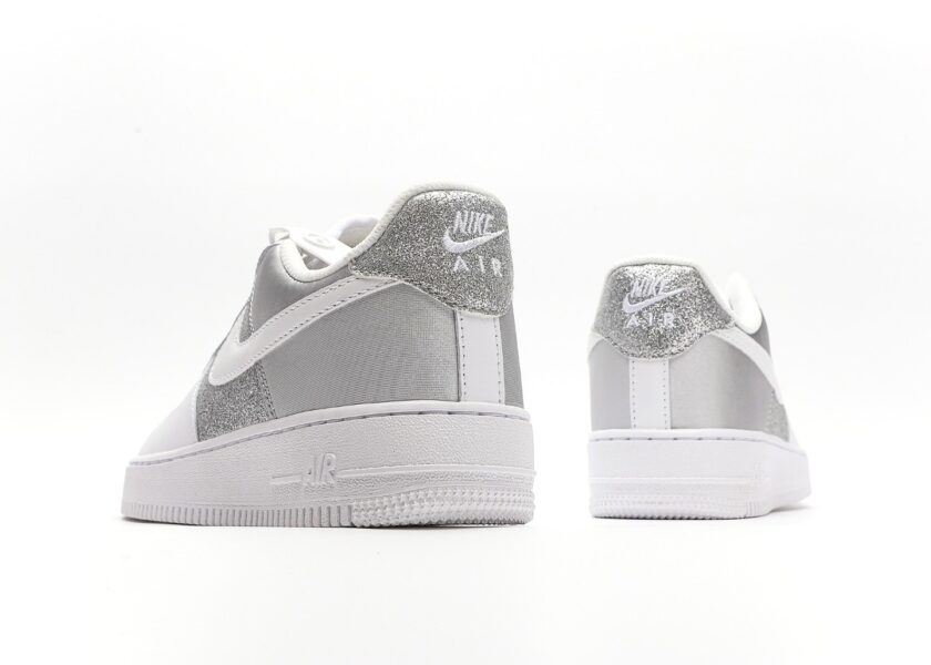 Air Force 1 White Metallic Silver - Image 6