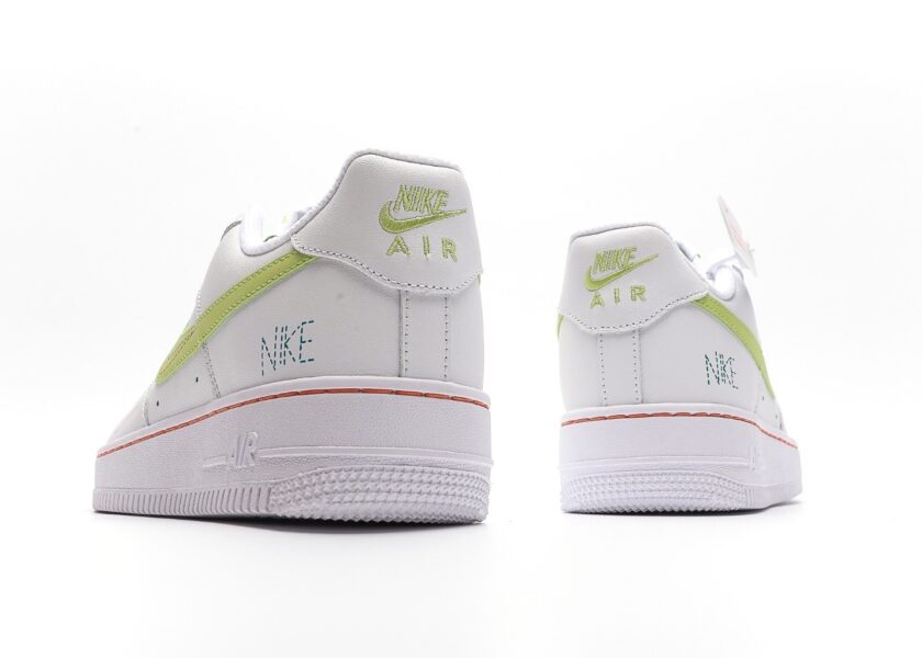 Air Force 1 GS White Bright Crimson - Image 6