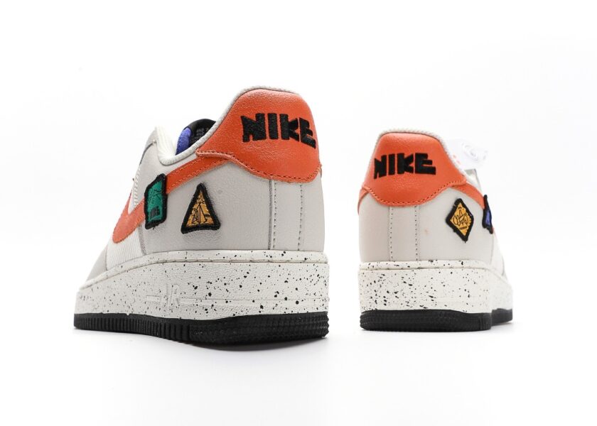 Air Force 1 GS White Starfish Orange - Image 7