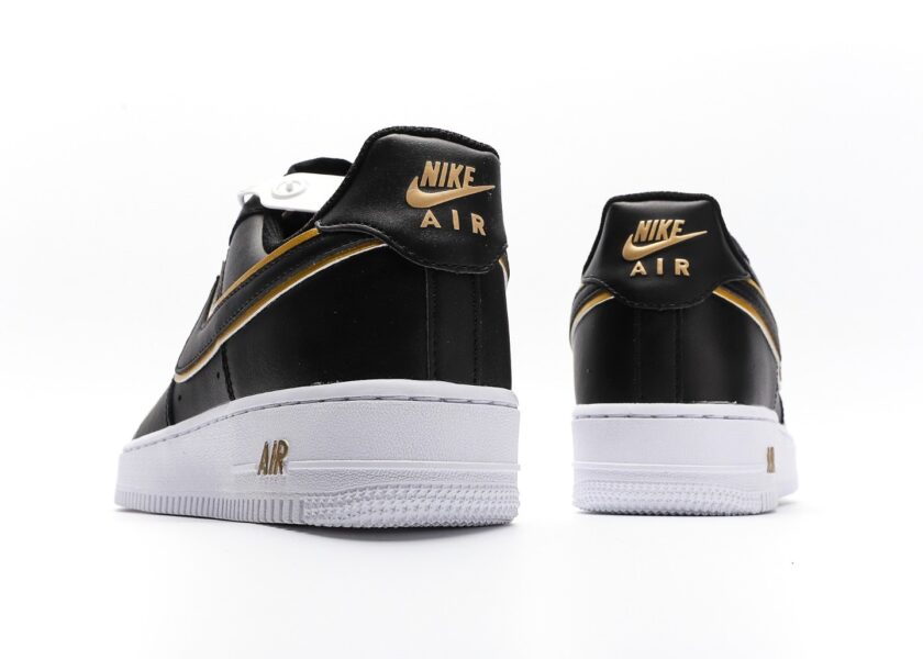 Air Force 1 Low Black Gold White - Image 6