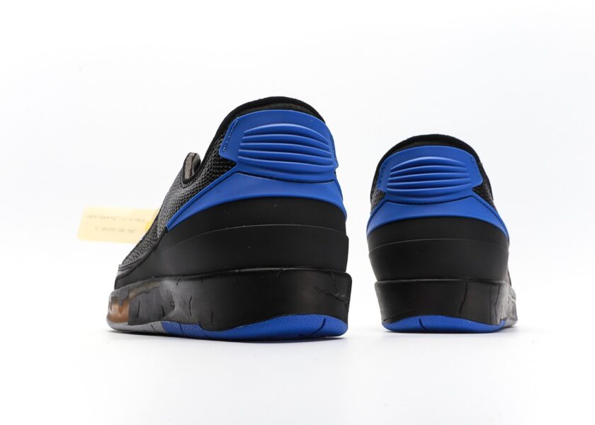 Off-White x Air Jordan 2 Low Black Royal Blue [PK GOD] - Image 6