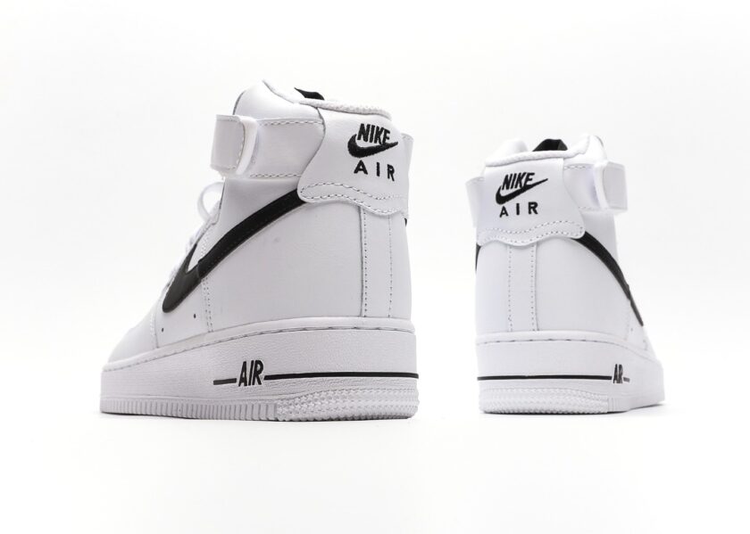 Air Force 1 High White Black - Image 6