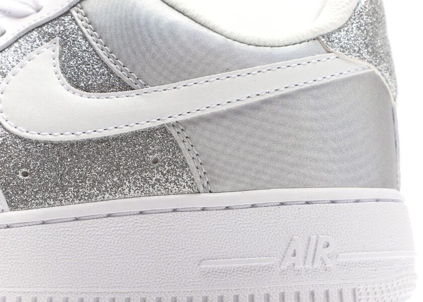 Air Force 1 White Metallic Silver - Image 7