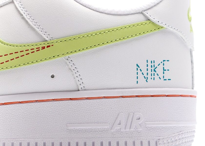 Air Force 1 GS White Bright Crimson - Image 7