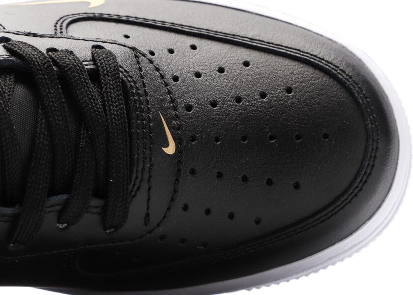 Air Force 1 Low Black Gold White - Image 8