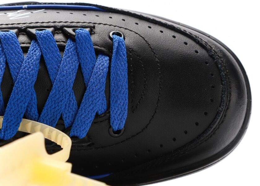 Off-White x Air Jordan 2 Low Black Royal Blue [PK GOD] - Image 8