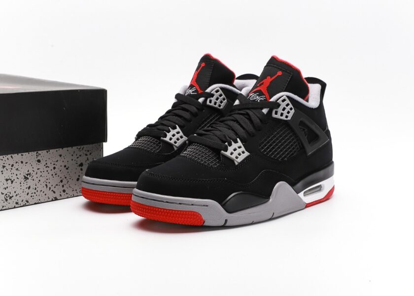 Air Jordan 4 Bred [PK GOD] - Image 9