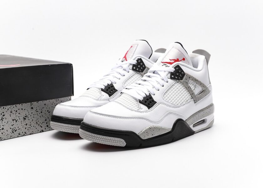 Air Jordan 4 Retro White Cement [PK GOD] - Image 9