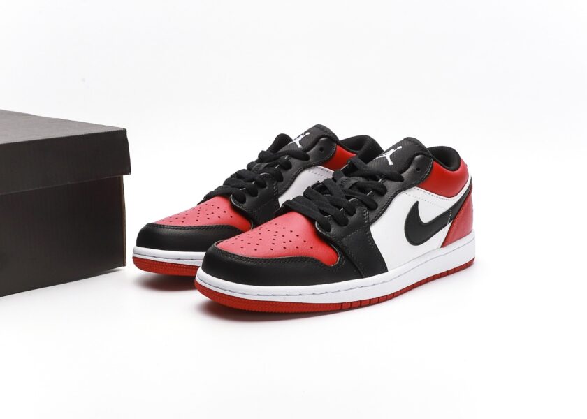 Air Jordan 1 Low Bred Toe - Image 9