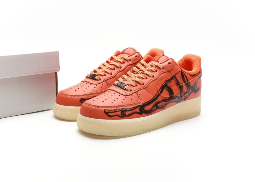 Air Force 1 Skeleton Orange - Image 9