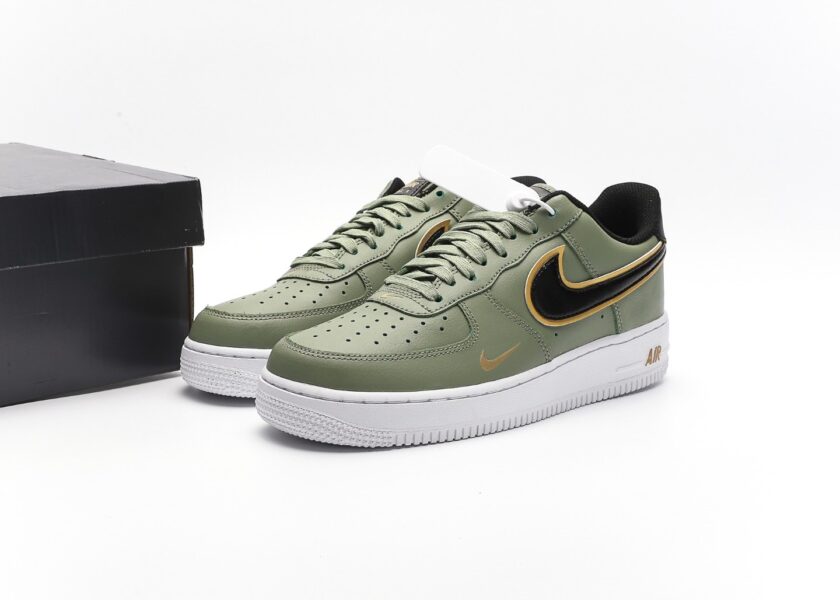 Air Force 1 Green Gold Swoosh - Image 9