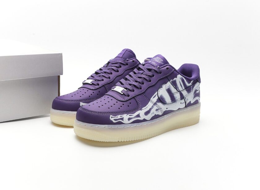 Air Force 1 Low "Skeleton" Court Purple - Image 9