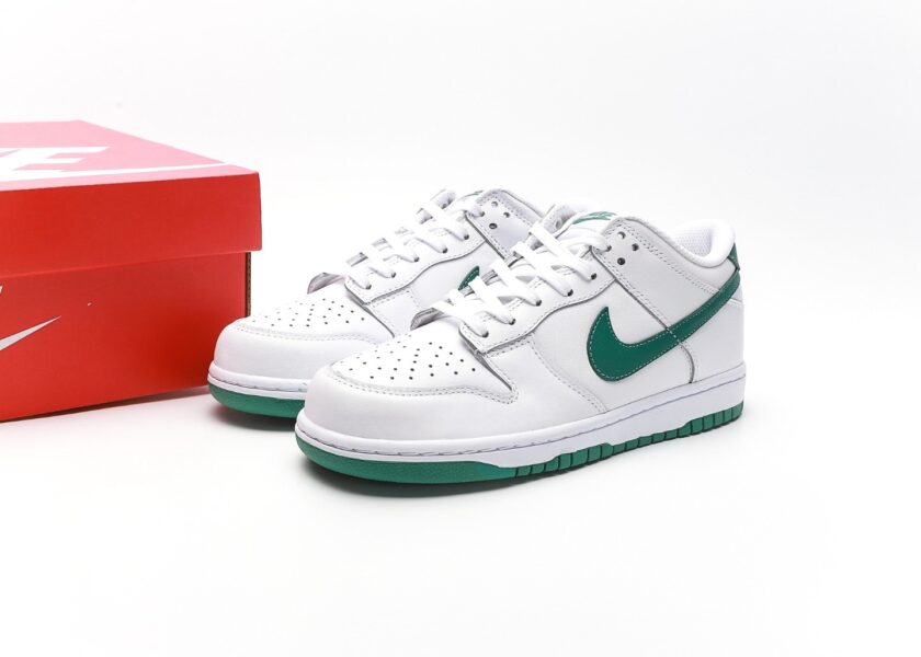 Dunk Low White Green [PK GOD] - Image 9