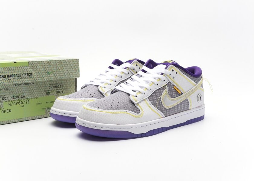 Union LA x Dunk Low Purple Yellow [PK GOD] - Image 9