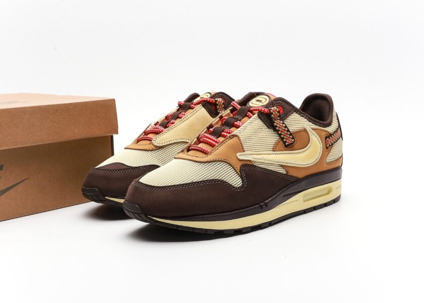 Air Max 1 Travis Scott Cactus Jack Baroque Brown [PK GOD] - Image 9