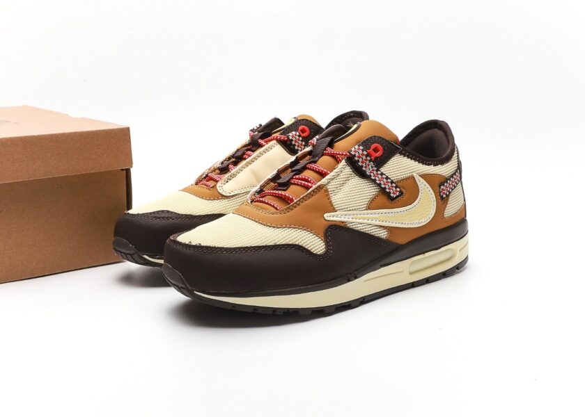 Air Max 1 Travis Scott Cactus Jack Baroque Brown - Image 9