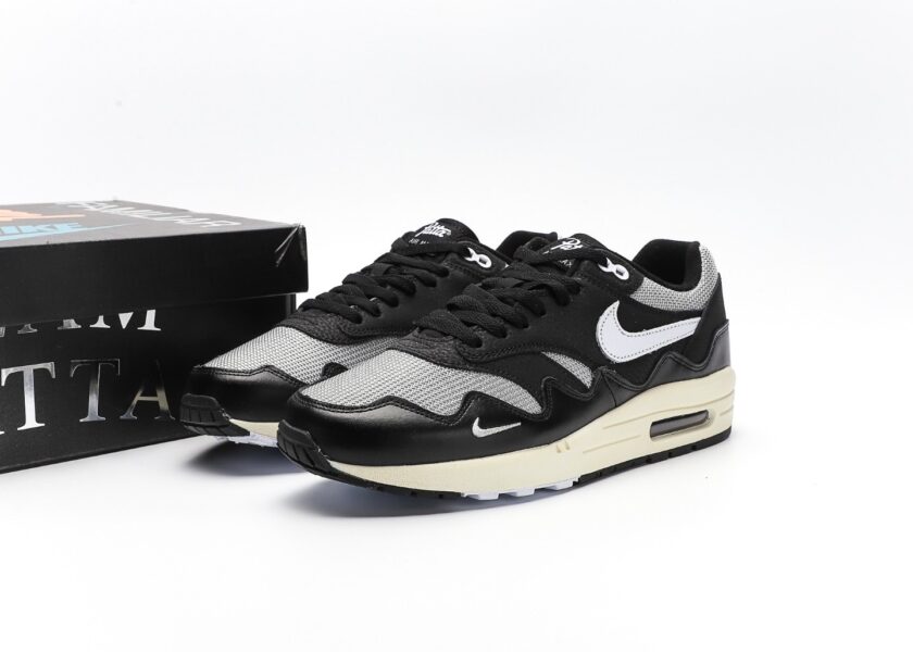 Patta x Air Max 1 Black Silver - Image 9