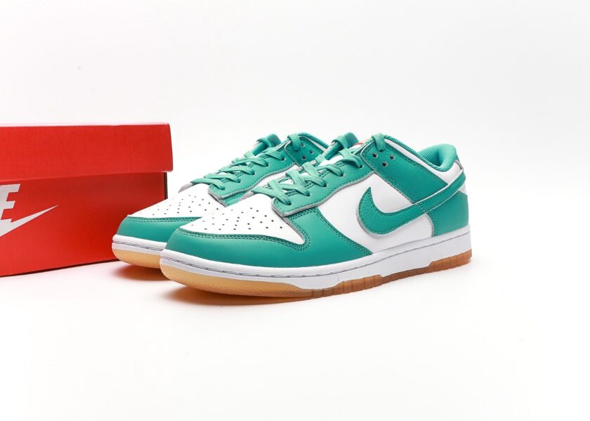 Dunk Low White Turquoise [PK GOD] - Image 9