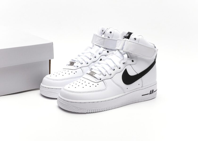 Air Force 1 High White Black - Image 9