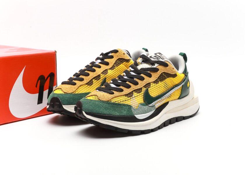 Sacai VaporWaffle Yellow Green - Image 9